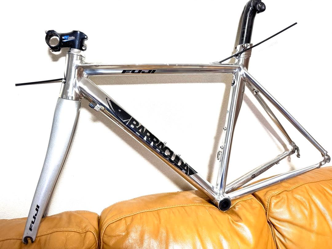 【希少】FUJI BARRACUDA ハイポリッシュ ロードバイクフレーム