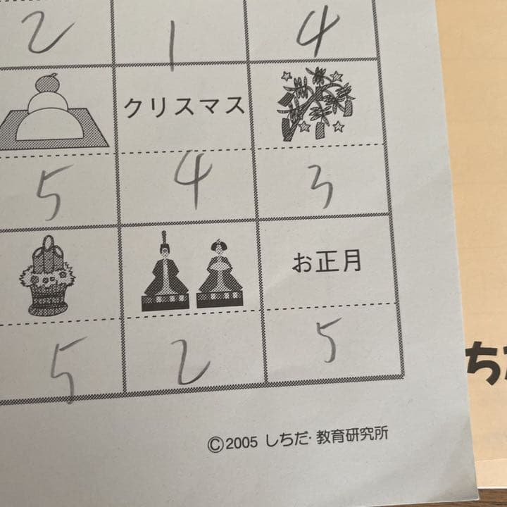 しちだ式七田式　しちだ　小学生プリント　国語　算数　社会　理科　右脳　計算　匿名
