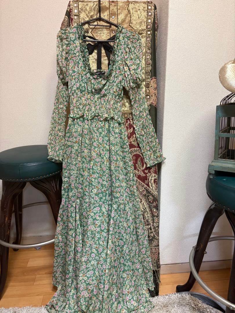 sister jane フローラルマキシドレス