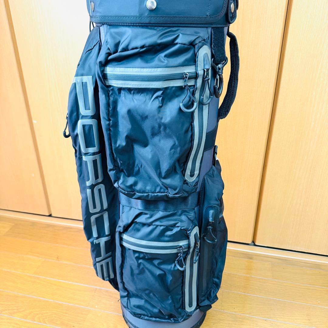 【希少】ポルシェ　PORSCHE 軽量　撥水　キャディバッグ　メンズ　ブラック