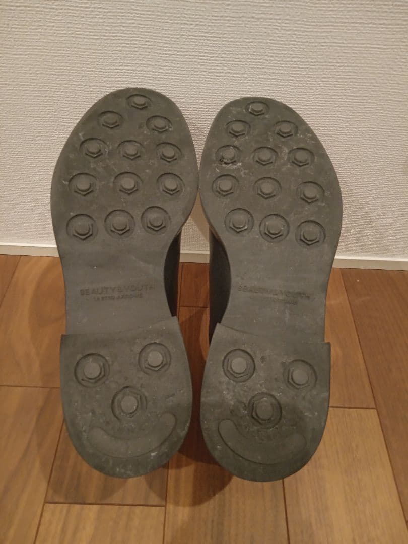 ユナイテッドアローズ BY フレンチ チェルシー ブーツ 【デュプイ社製レザー