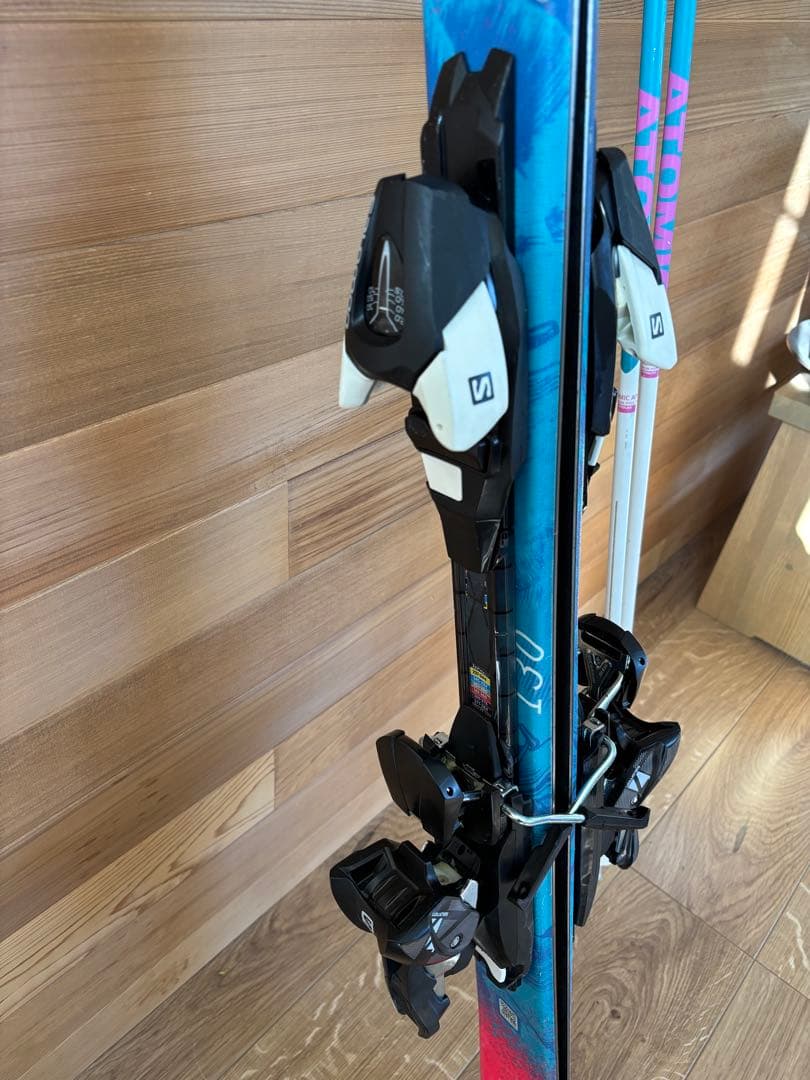 ジュニアスキー　130センチ　3点セットケース付き