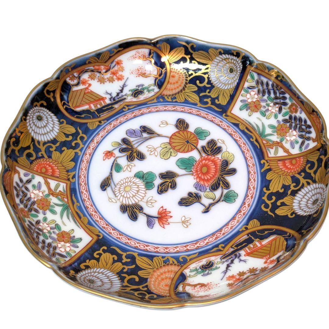 食卓の芸術品。有田焼 其泉 尾形光琳写し 和皿5枚 美品