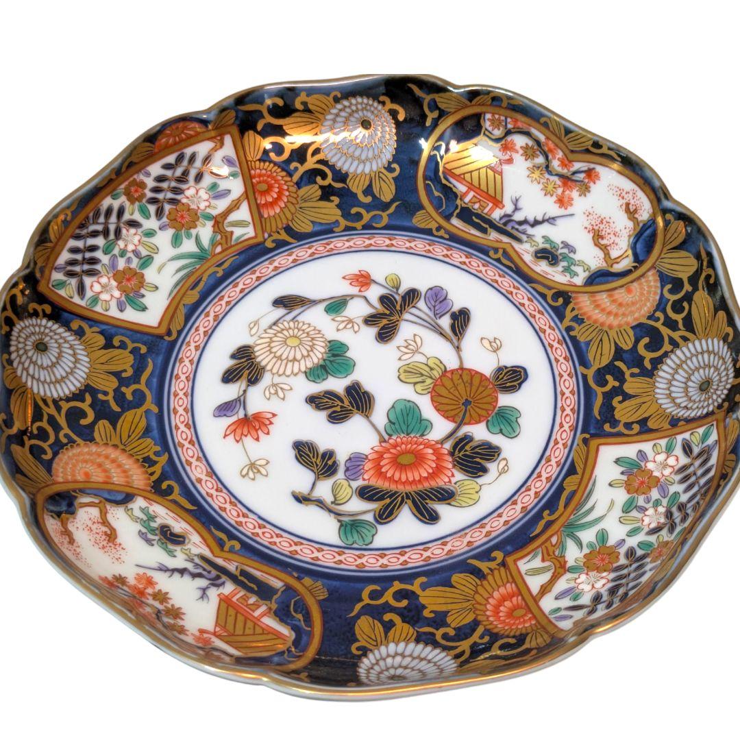 食卓の芸術品。有田焼 其泉 尾形光琳写し 和皿5枚 美品