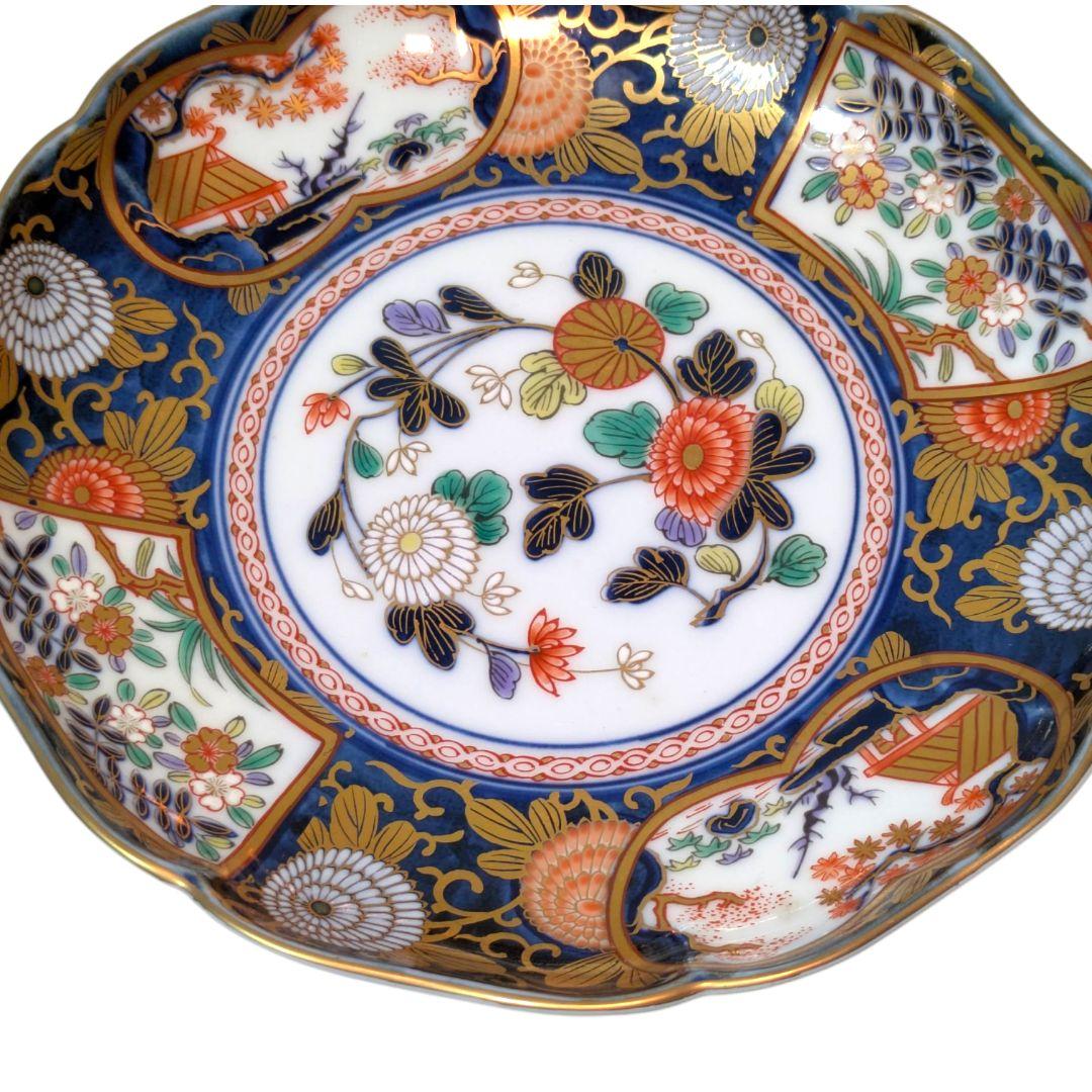 食卓の芸術品。有田焼 其泉 尾形光琳写し 和皿5枚 美品