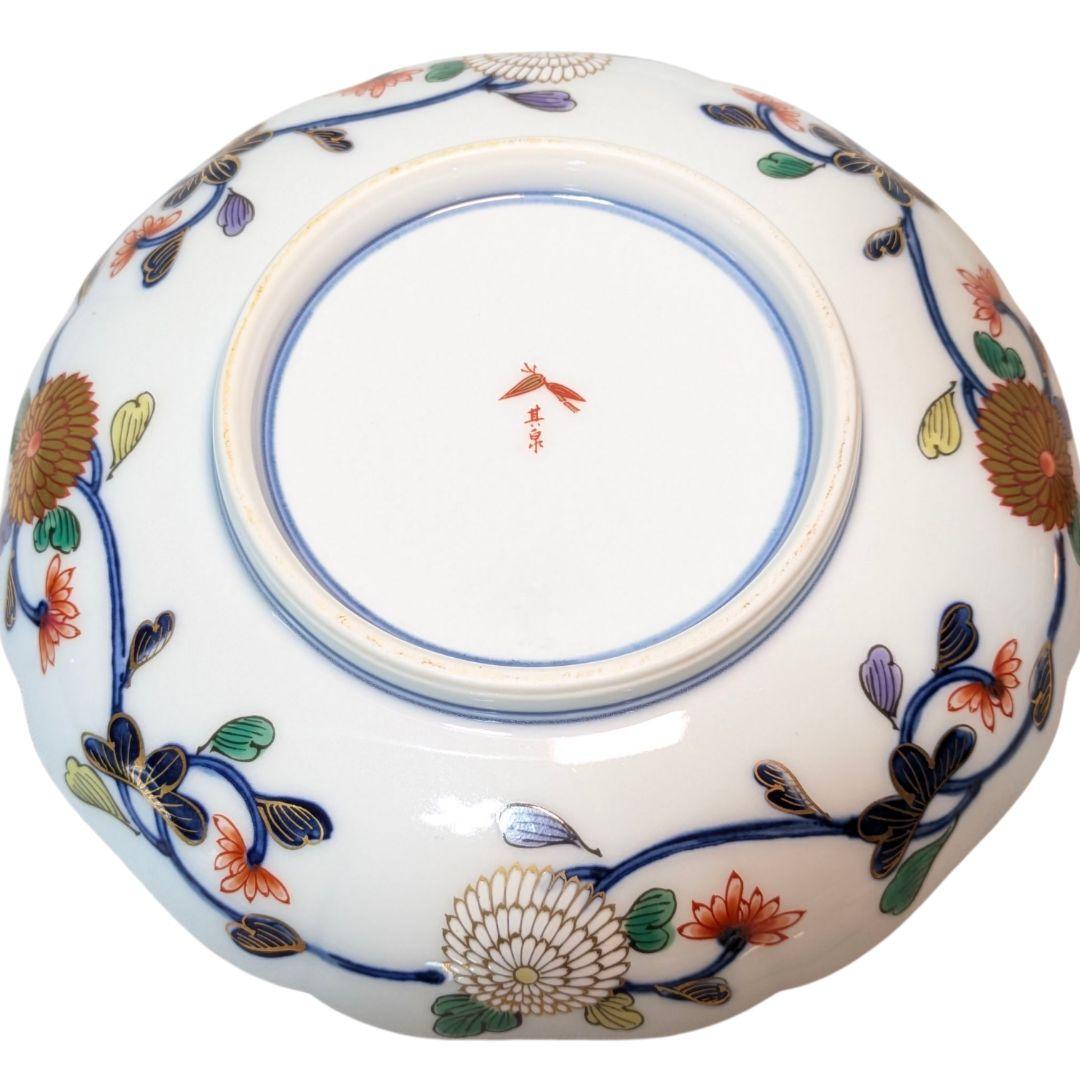 食卓の芸術品。有田焼 其泉 尾形光琳写し 和皿5枚 美品