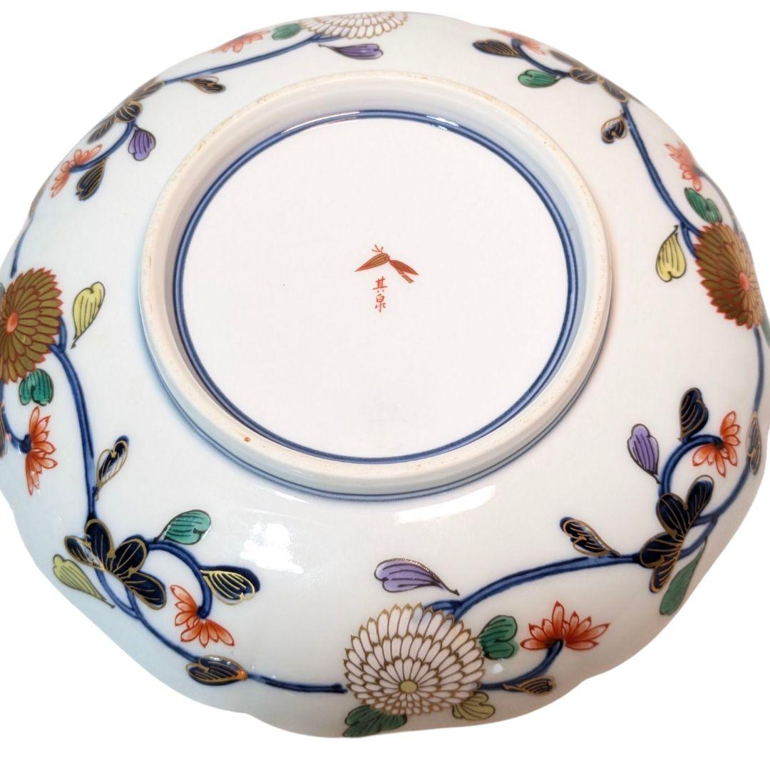 食卓の芸術品。有田焼 其泉 尾形光琳写し 和皿5枚 美品