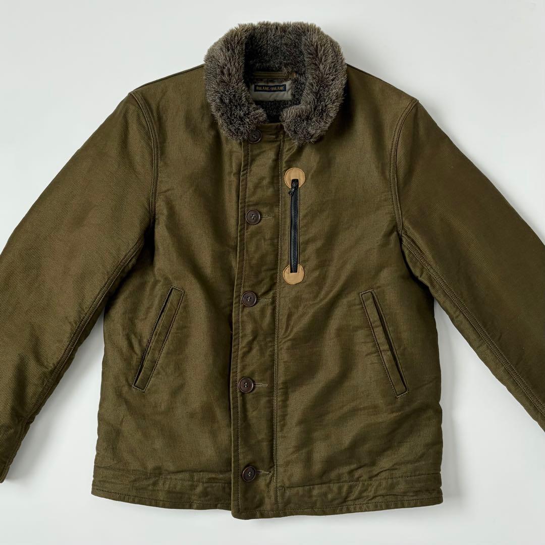 BLUE BLUE N-1 ジャーマンクロス デッキジャケット L ミリタリー