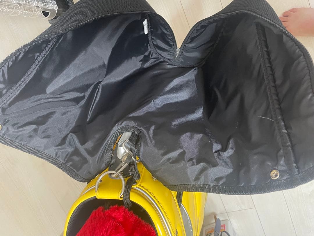 TOUR B イエロー　エナメル　 キャディバッグ