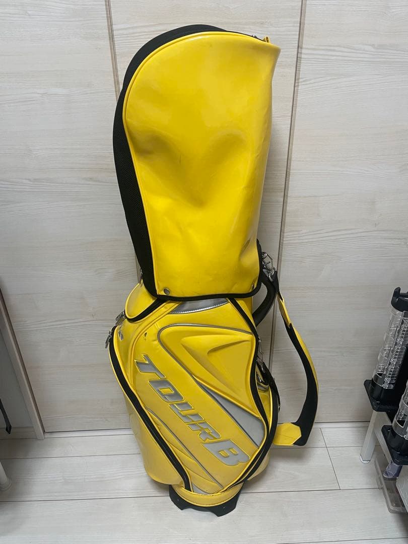 TOUR B イエロー　エナメル　 キャディバッグ