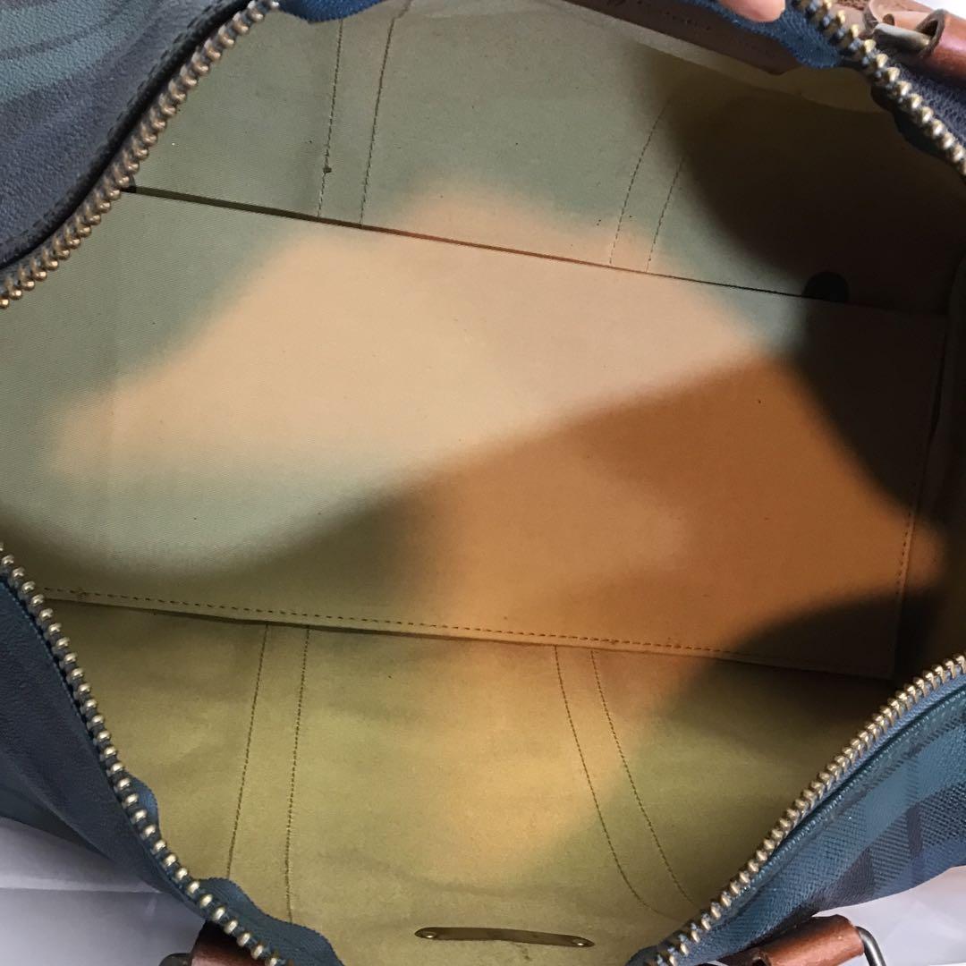 Polo Ralph Lauren 2wayボストンバッグ チェック柄●鍵無し●