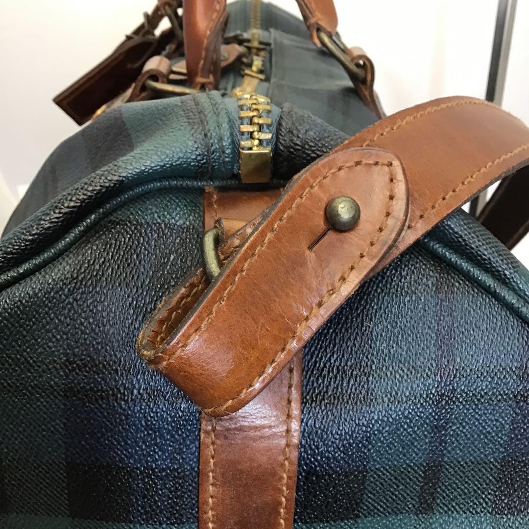 Polo Ralph Lauren 2wayボストンバッグ チェック柄●鍵無し●