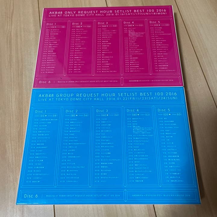 AKB48/単独、グループリクエストアワーセットリストベスト100 2016