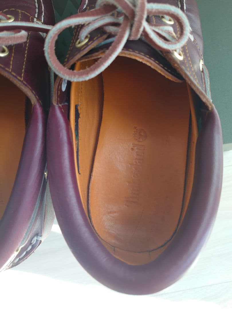 Timberland 3eye 25cm バーガンディ