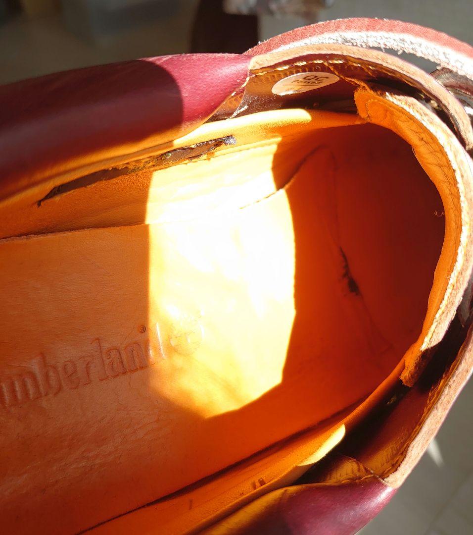 Timberland 3eye 25cm バーガンディ