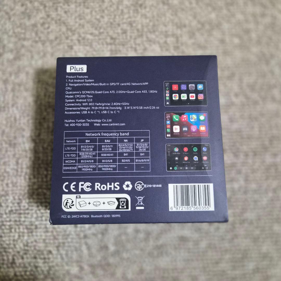 Carlinkit CPC200 Tbox PLUS 8GB/128GB 美品