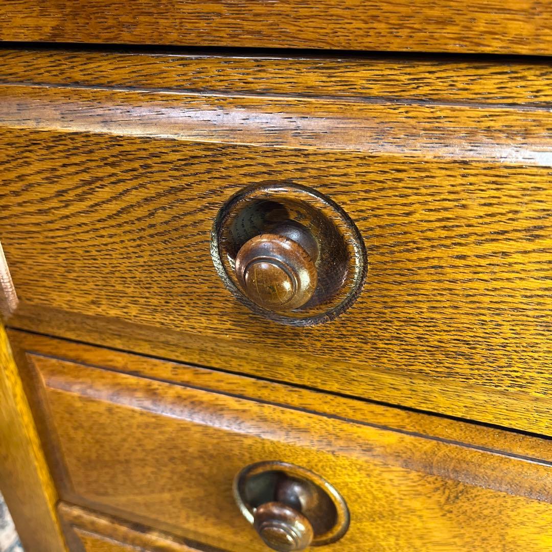 絵里花　国産ヴィンテージ 北海道　エゾ民芸　アクセントキャビネット