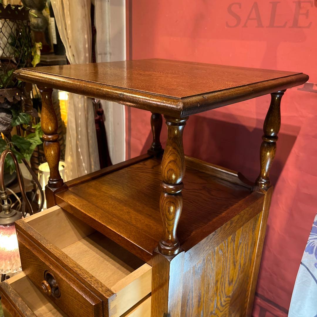 絵里花　国産ヴィンテージ 北海道　エゾ民芸　アクセントキャビネット