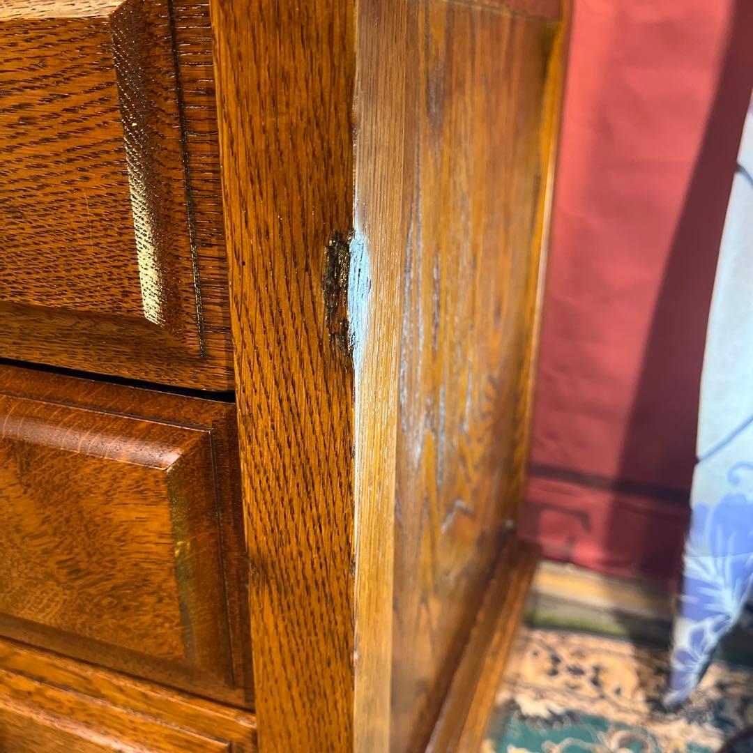 絵里花　国産ヴィンテージ 北海道　エゾ民芸　アクセントキャビネット