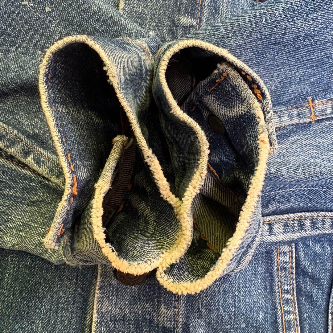 濃紺 60s Levi’s 70505 4th ボタン裏524 BigE