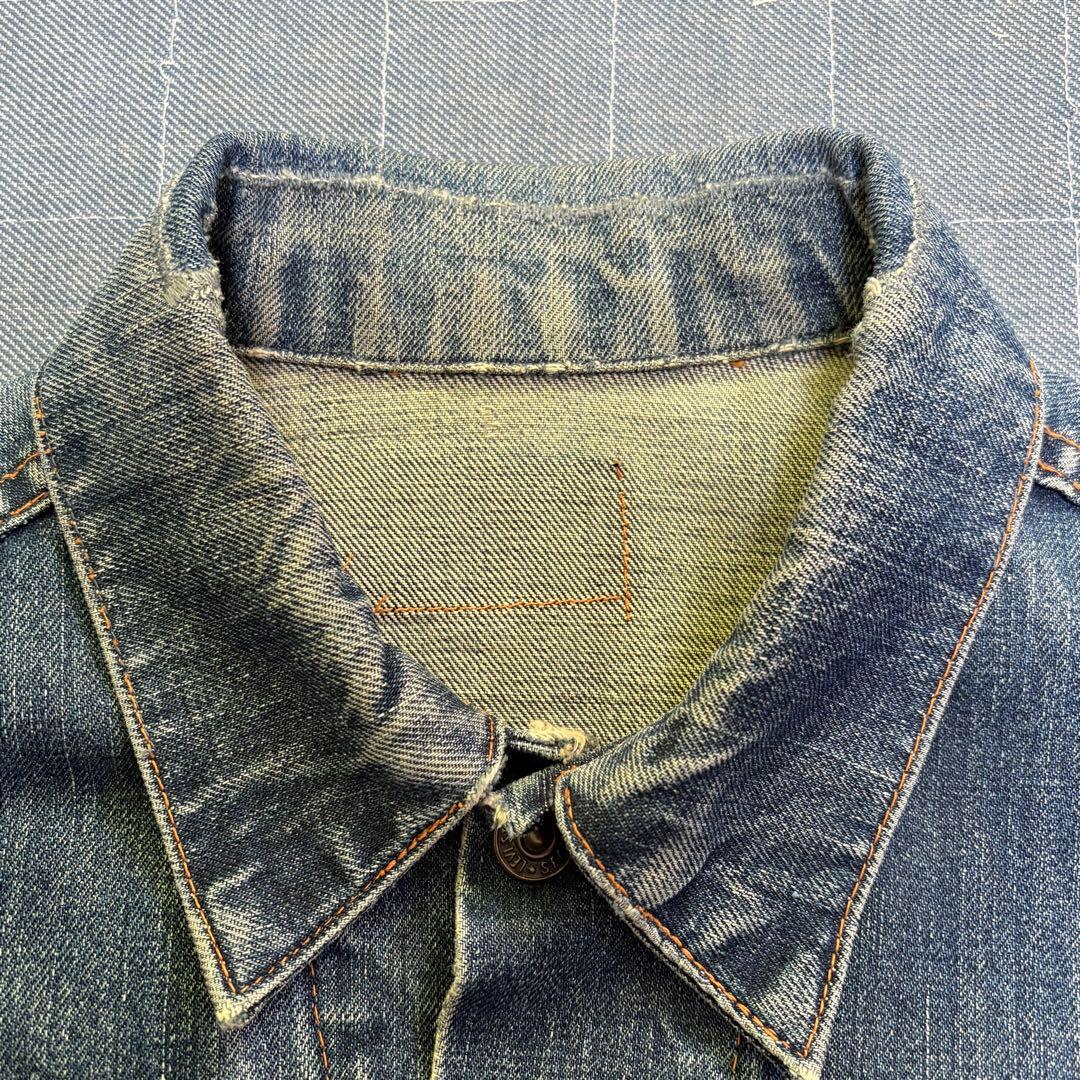濃紺 60s Levi’s 70505 4th ボタン裏524 BigE