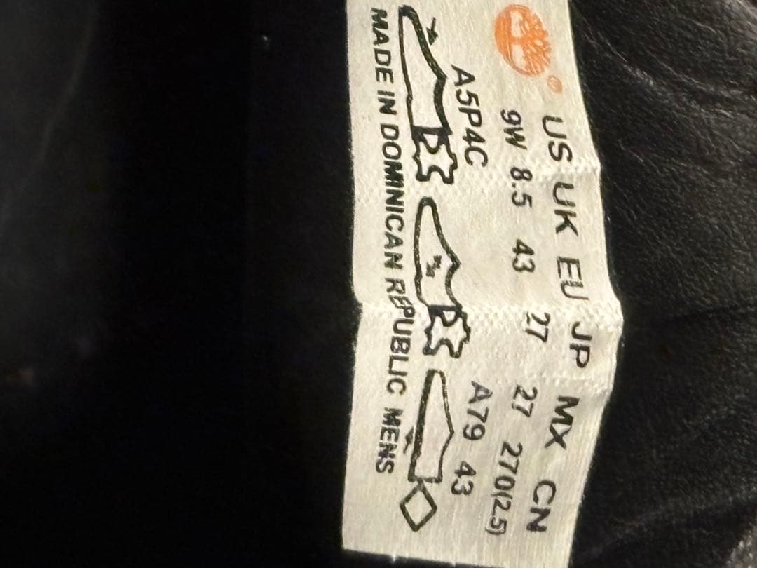 Timberland 3eye 箱付き スリーアイ 27cm ダークグレー