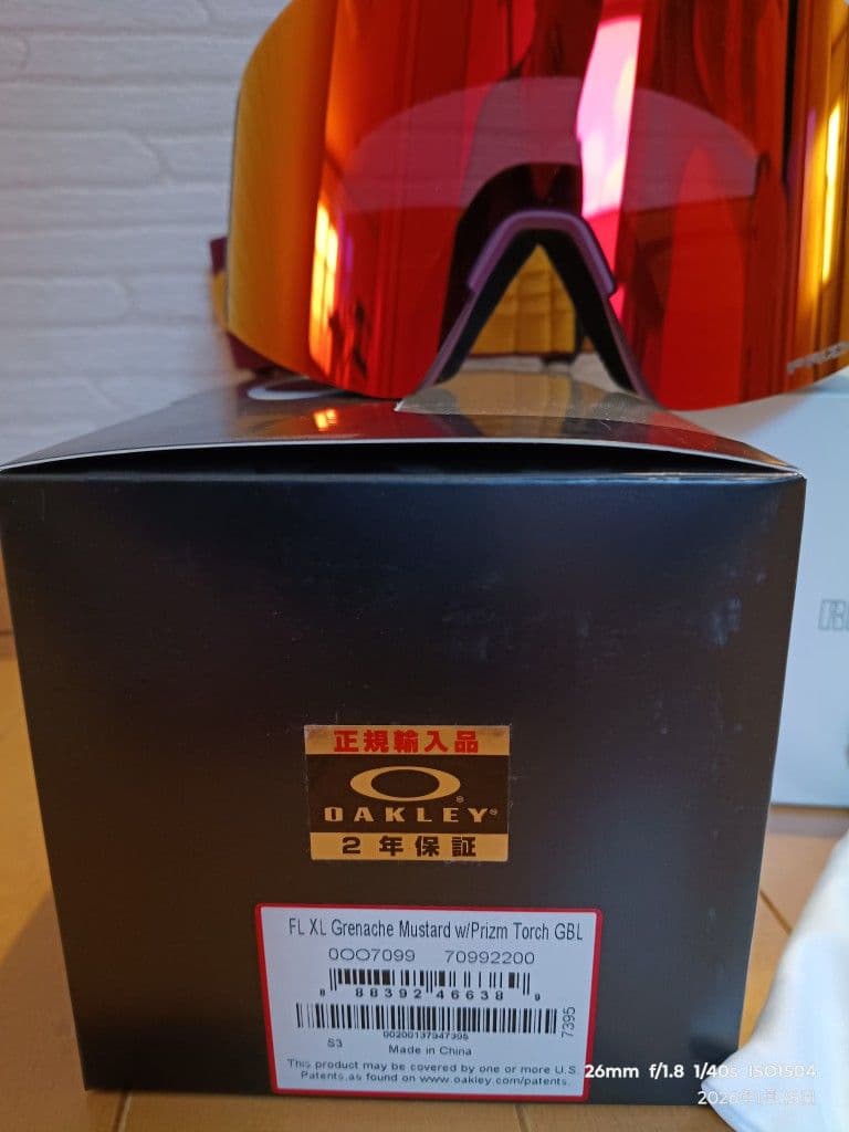 1*2様 OAKLEY オークリーゴーグル ☆ワインレッド☆USED3回程度使用