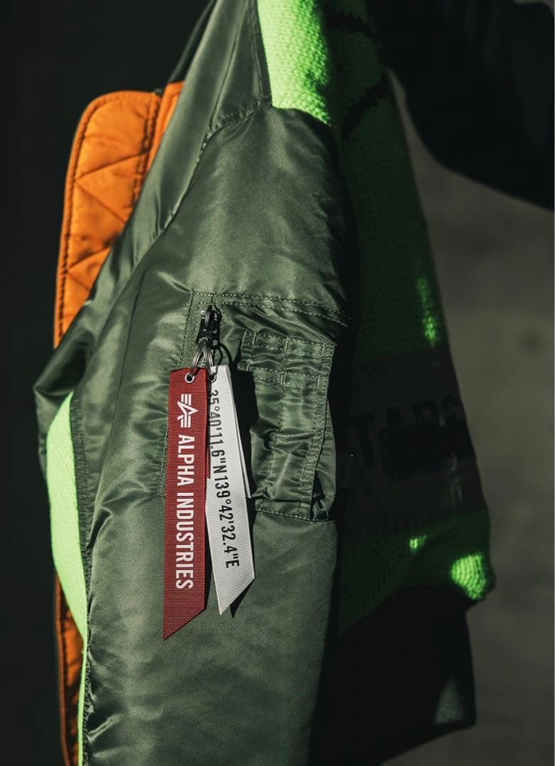 ジャケット・アウター WTAPS x Alpha MA-1 Core SPEC Olive Drab