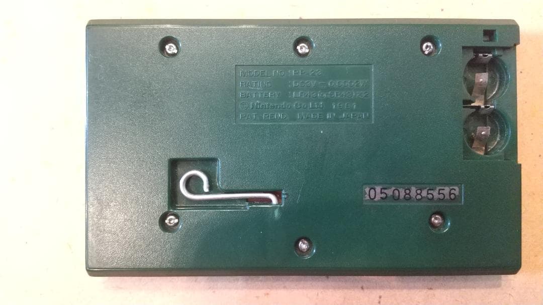 ゲーム＆ウォッチ「ポパイ」【電池フタなし】