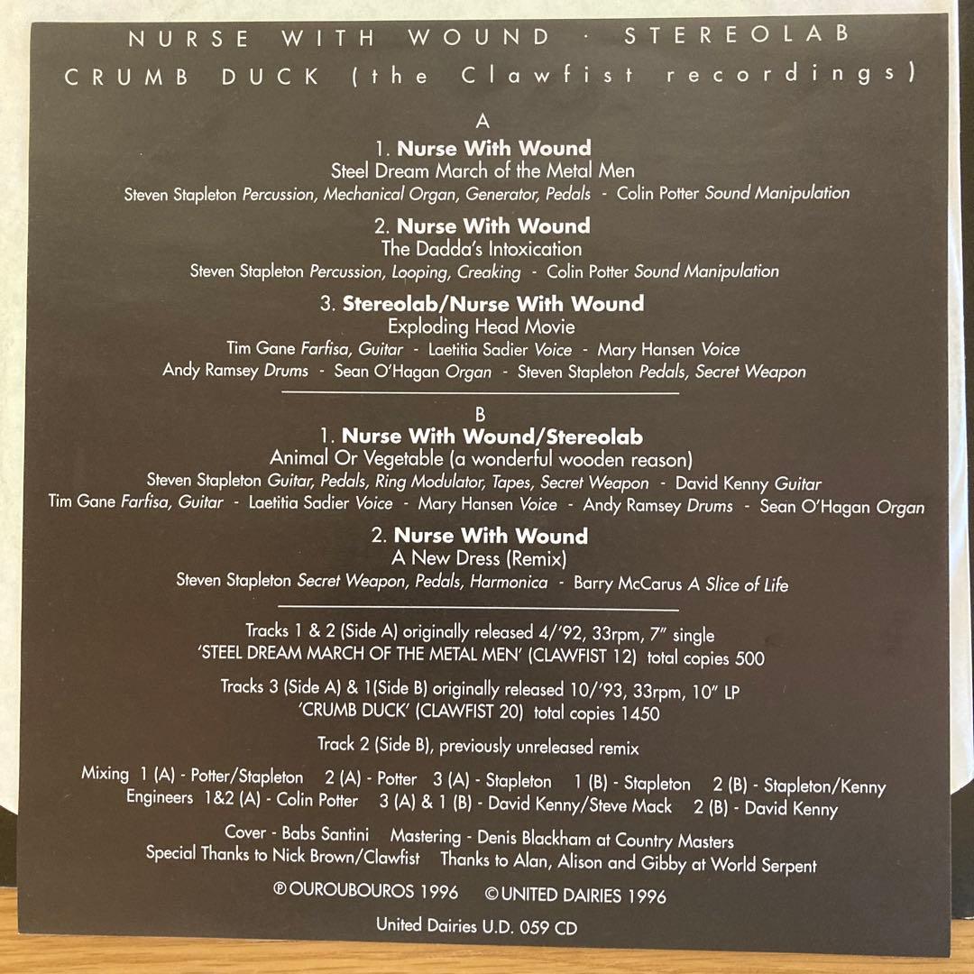 洋楽 NURSE WITH WOUND + STEREOLAB / LP