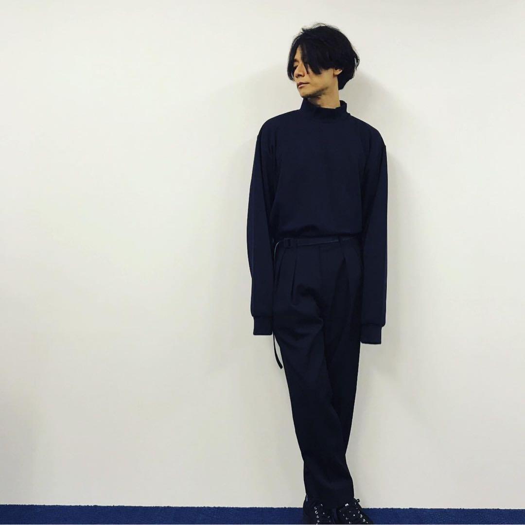 stein ダブルタックワイドスラックス