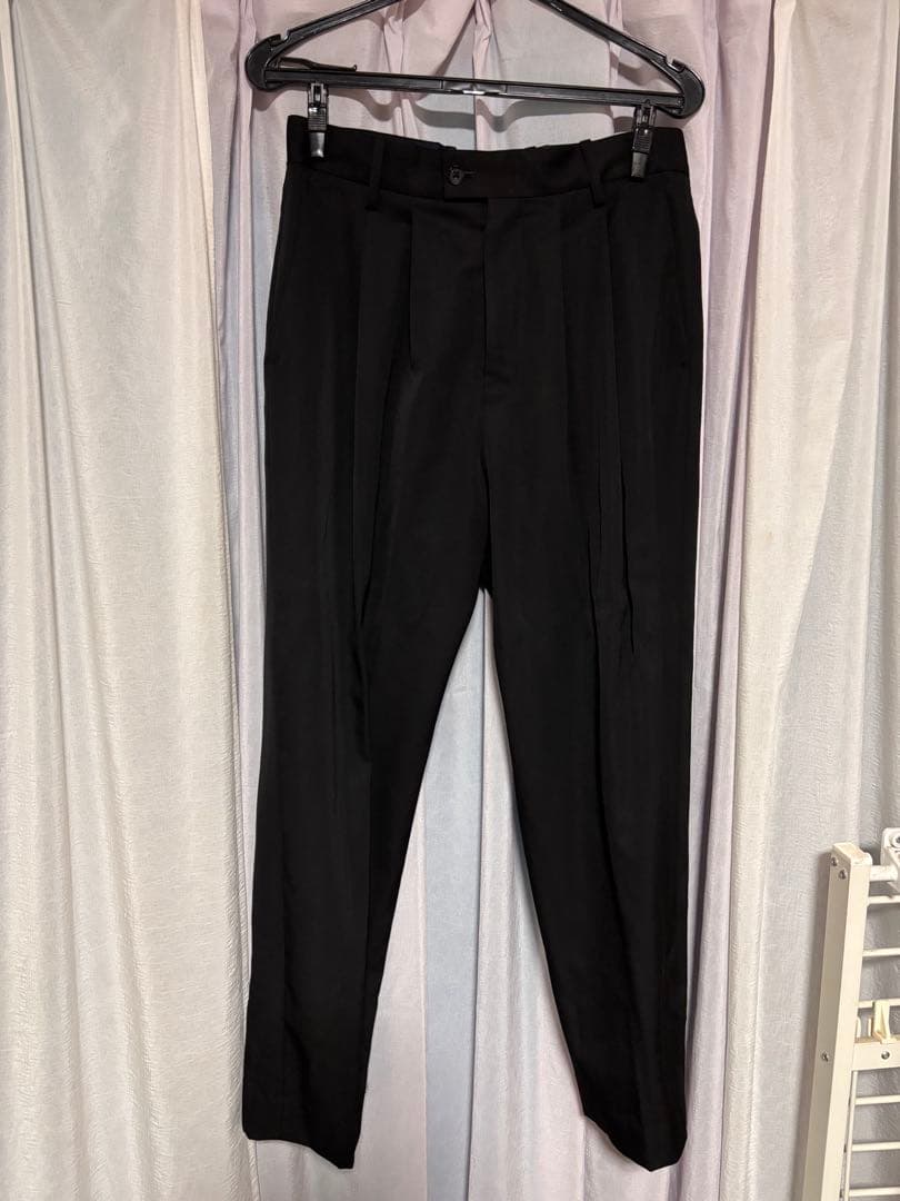 stein ダブルタックワイドスラックス