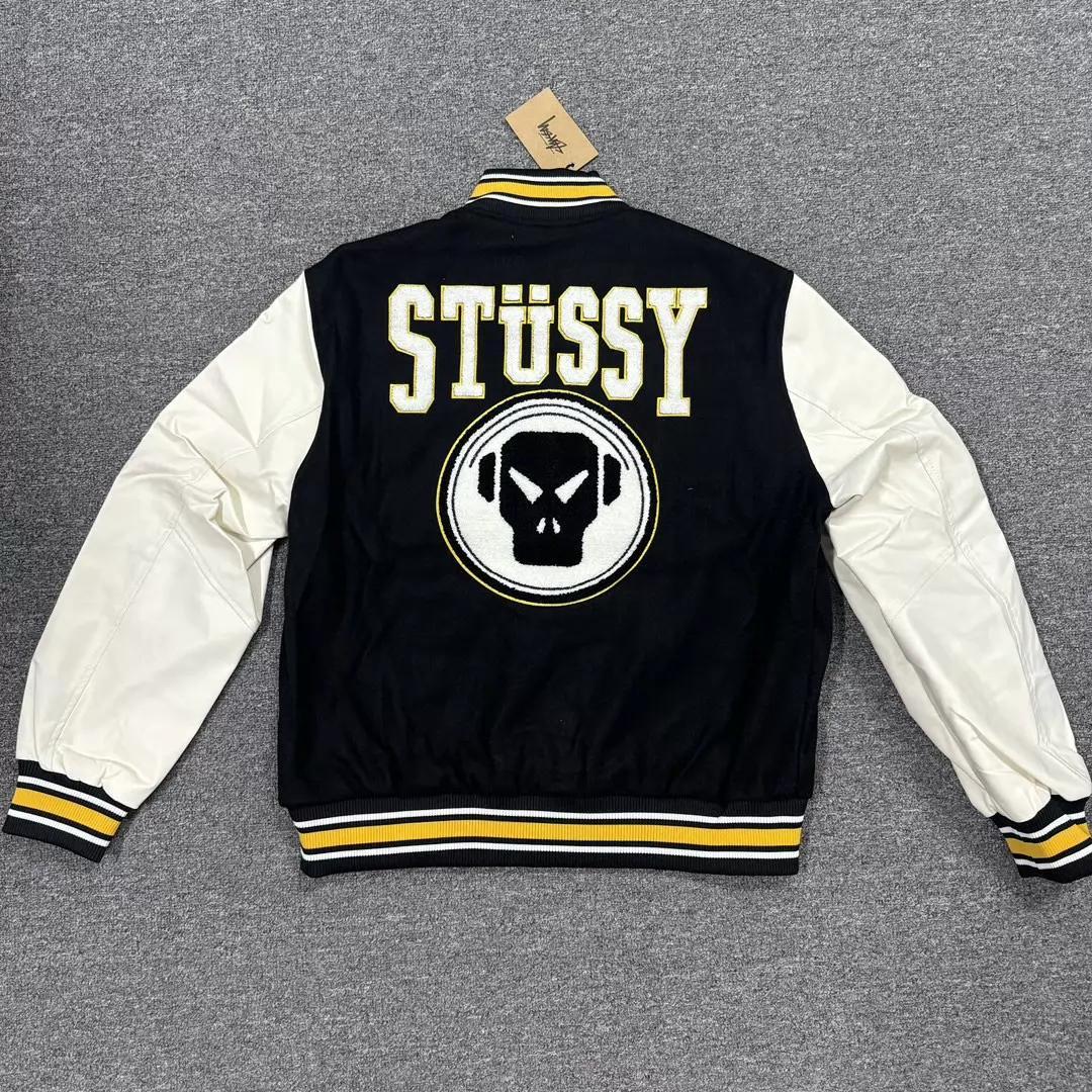 美品Stüssy x lheadz バイカラー スタジャン M