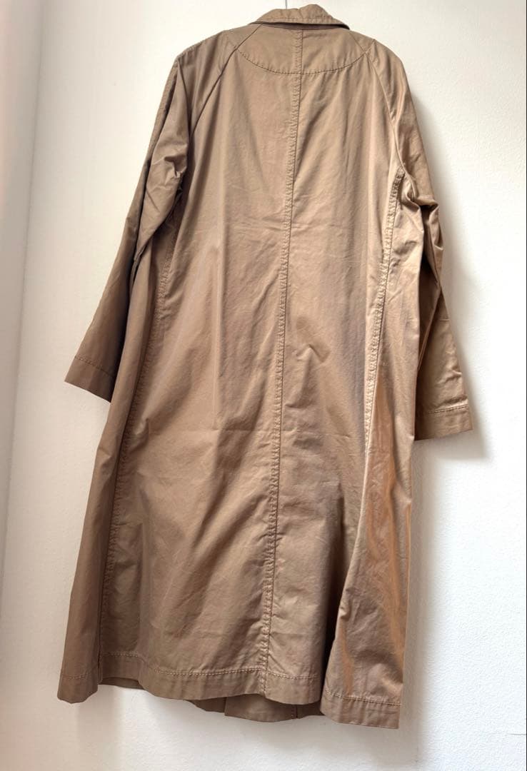 【homspun】ホームスパン　ギャバ　ステンカラーコート