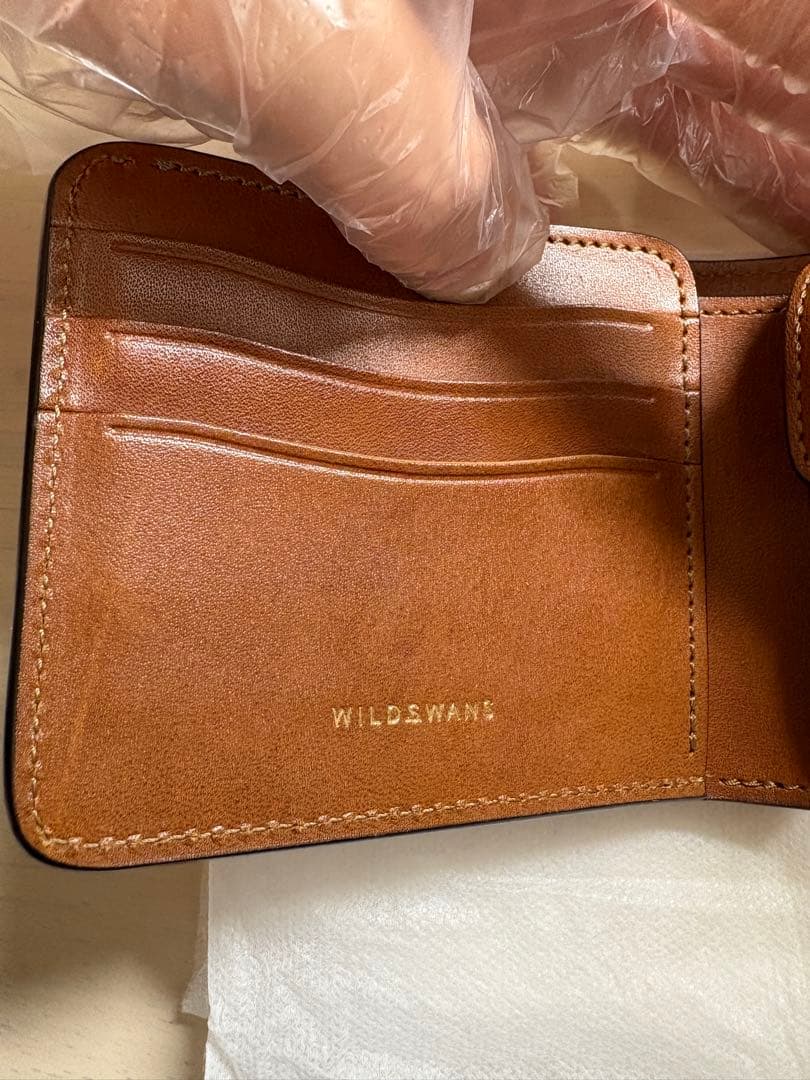 【極美品】WILDSWANS グラウンダー フルグレインブライドル 二つ折り財布