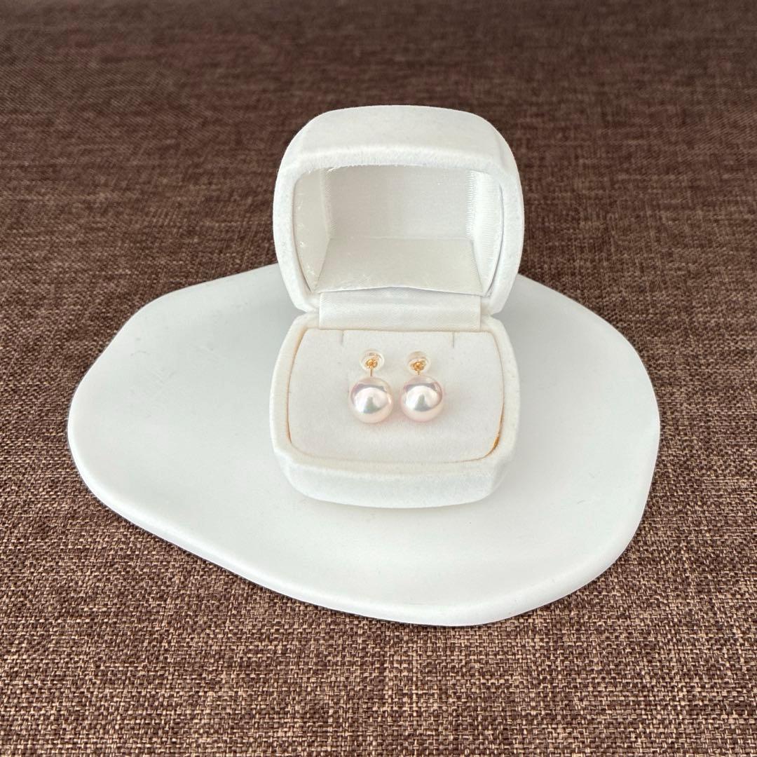 天女クラスアコヤ本真珠ピアス新品未使用ケース付き