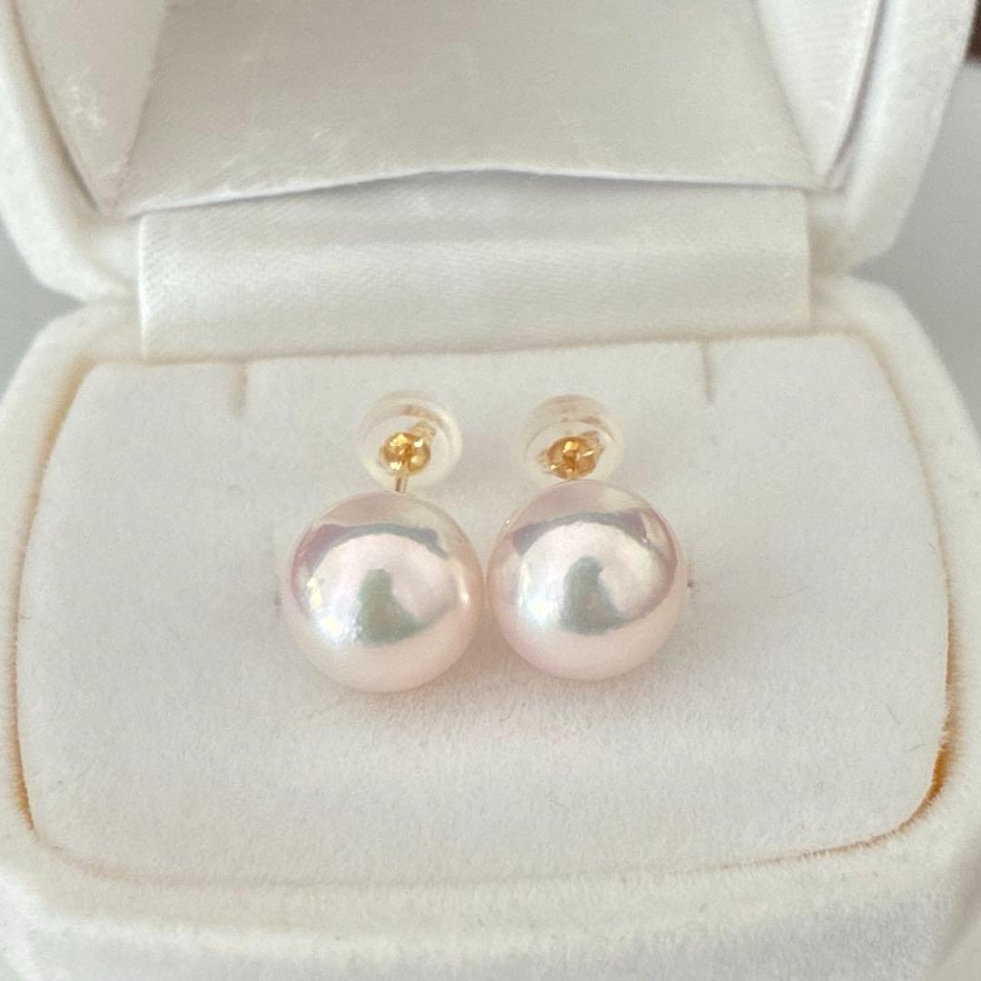 天女クラスアコヤ本真珠ピアス新品未使用ケース付き