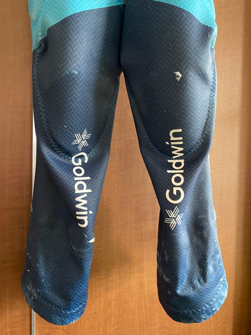 Goldwin スキー　ワンピース　FIS対応　Ｌサイズ　ブルー