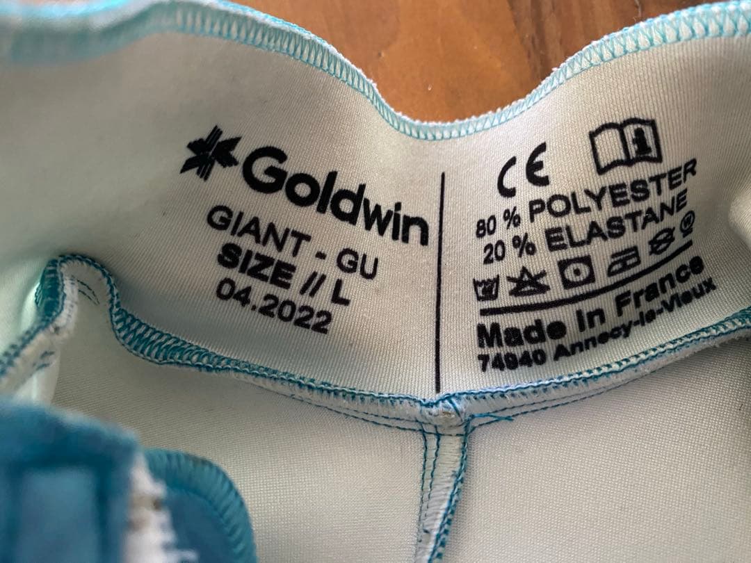 Goldwin スキー　ワンピース　FIS対応　Ｌサイズ　ブルー