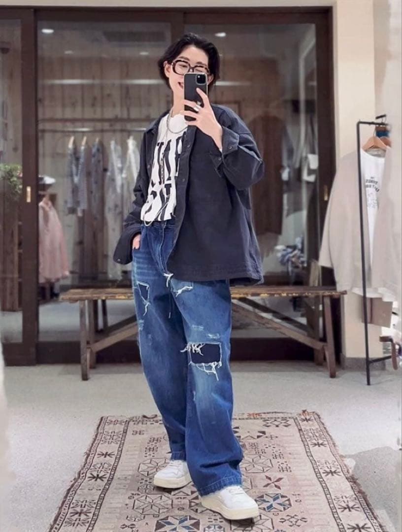 土日限定値下げ❗️ジャーナルスタンダードラックス バックサテン ミリタリーブルゾン