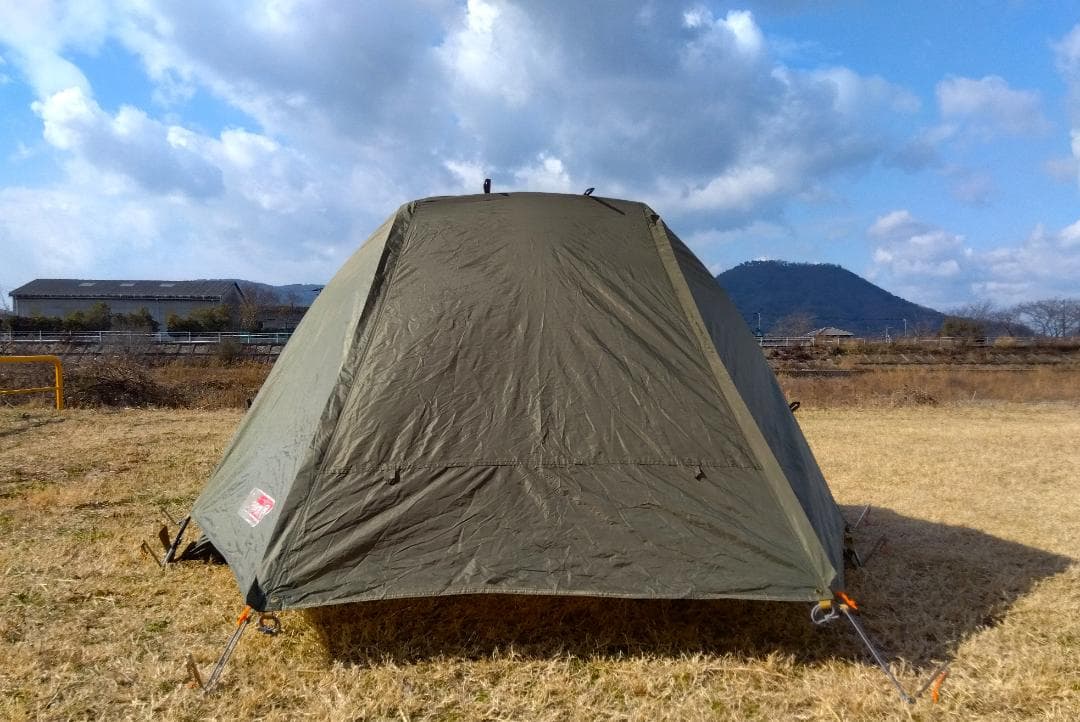 限定オリーブ☆庇ポール付☆コールマン☆ツーリングドームSTテント☆Coleman