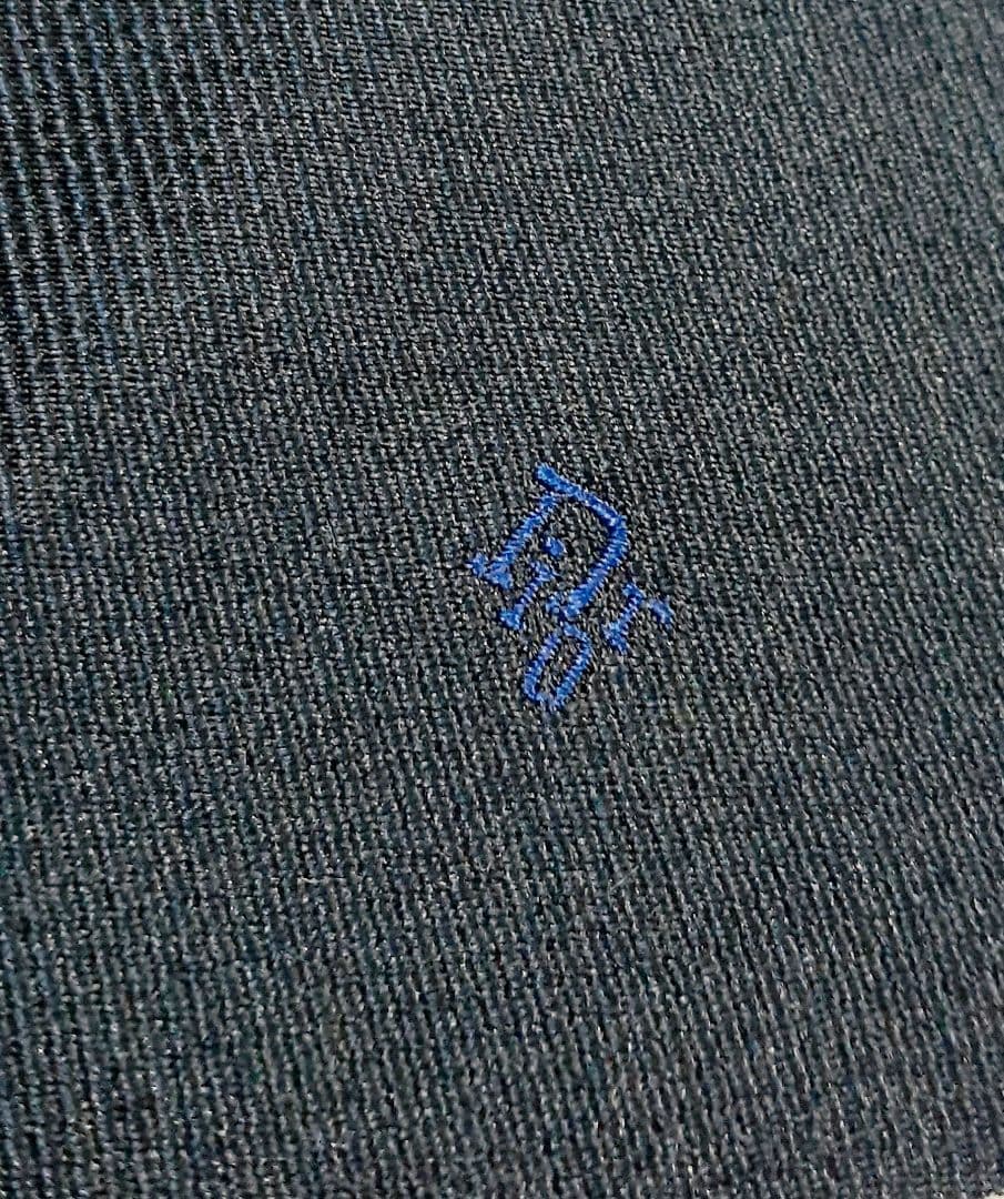 Christian Dior ネクタイ ソリッド 無地 ワンポイントロゴ