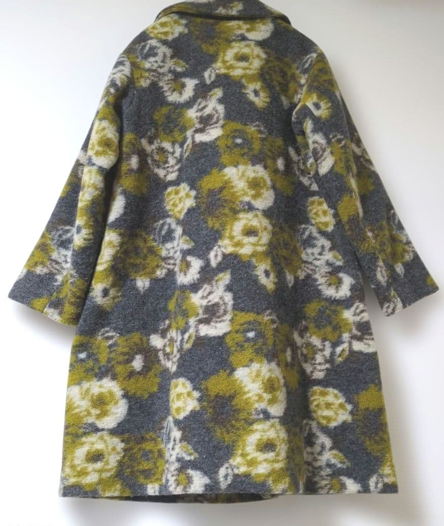 【美品】Plantation 花柄コート/大人可愛いく上品/カジュアルにも…素敵