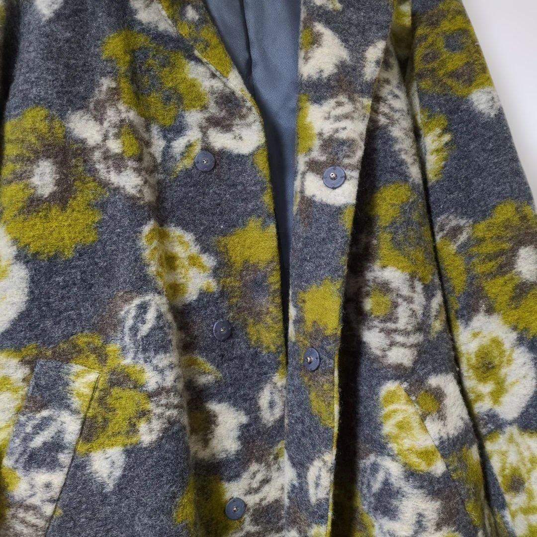 【美品】Plantation 花柄コート/大人可愛いく上品/カジュアルにも…素敵