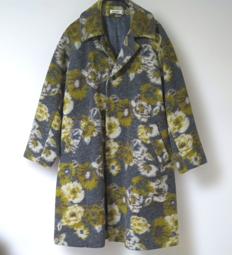 【美品】Plantation 花柄コート/大人可愛いく上品/カジュアルにも…素敵