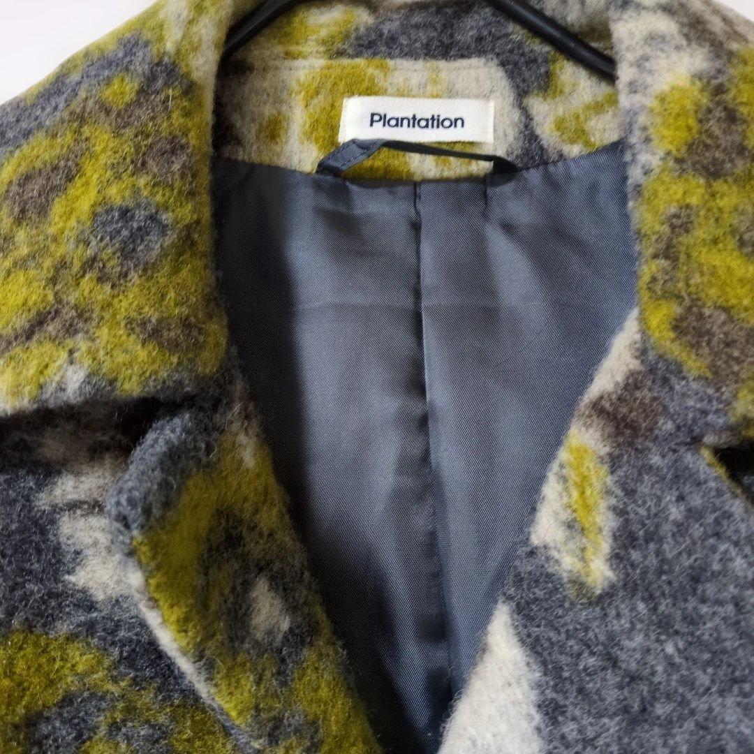 【美品】Plantation 花柄コート/大人可愛いく上品/カジュアルにも…素敵