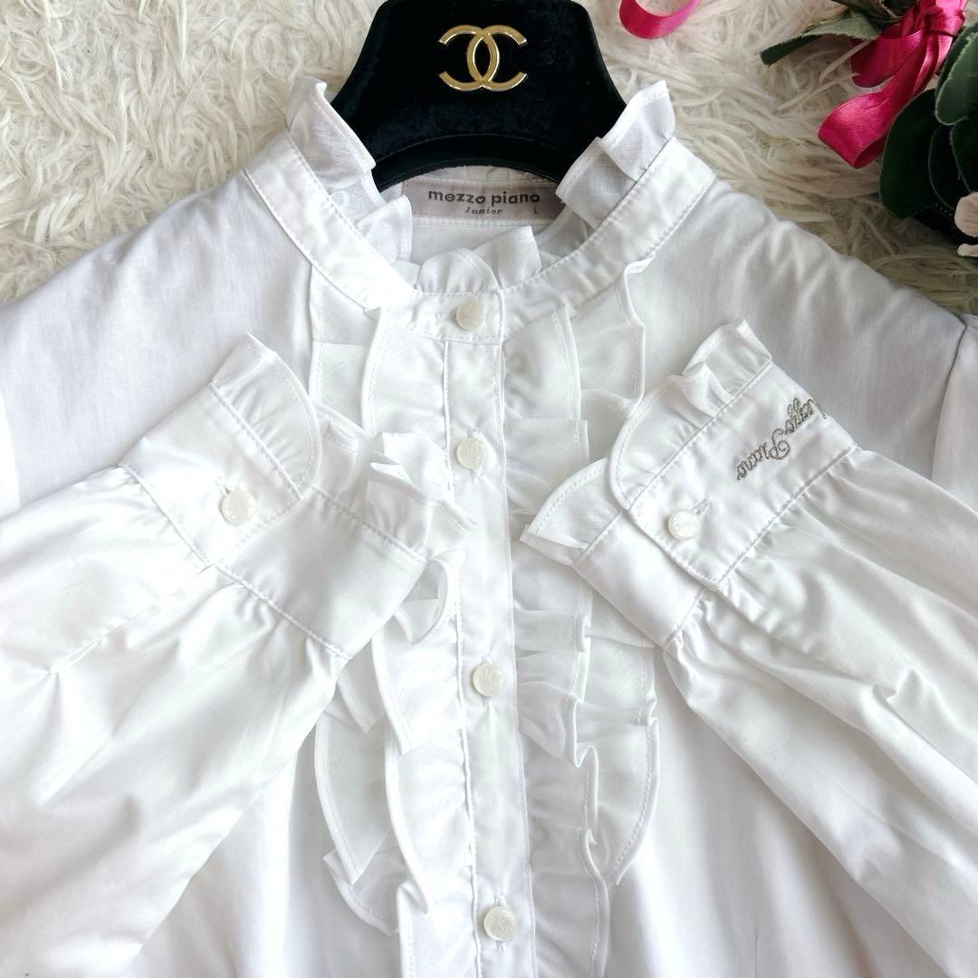 美品✨豪華4点セット　メゾピアノ卒服160cm モカ　チェック柄　甘め　上品