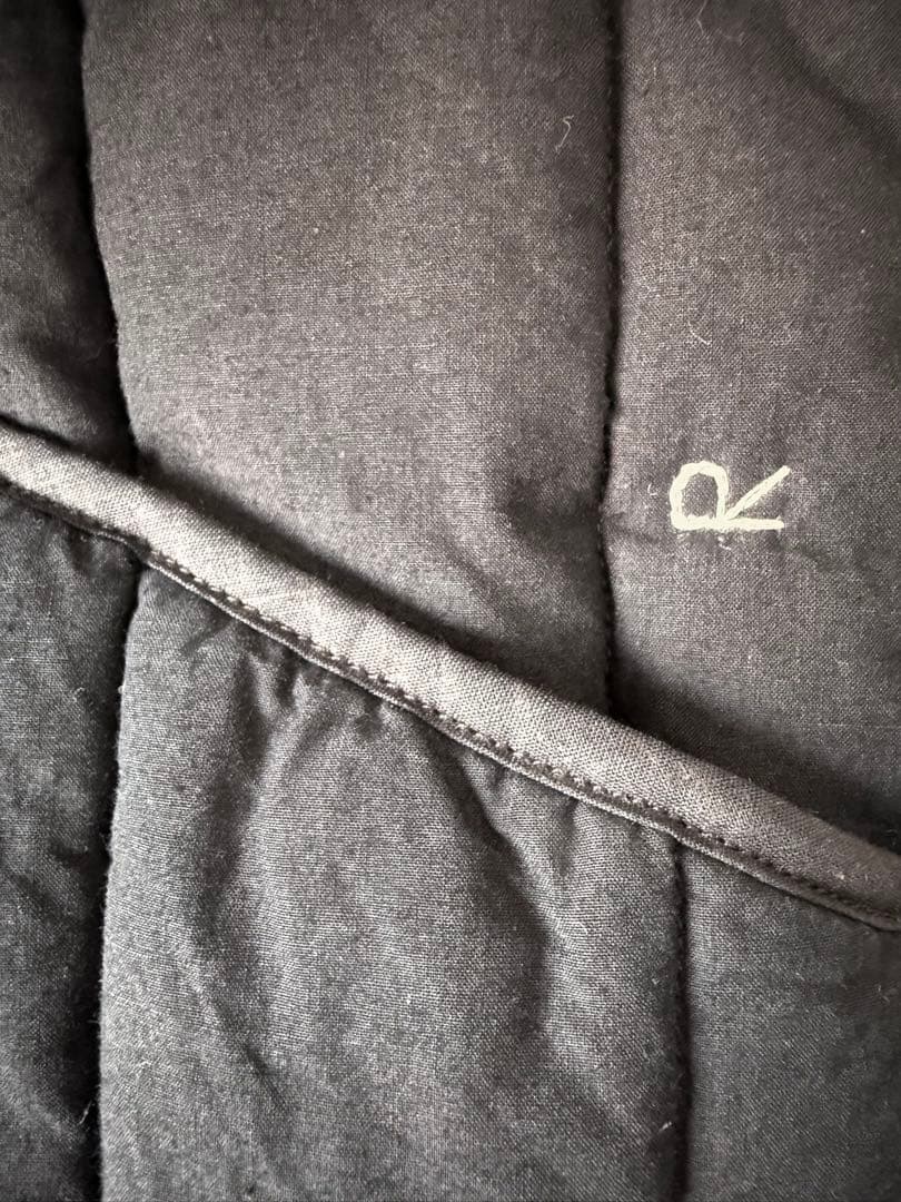 45R インディゴ キルティング コート