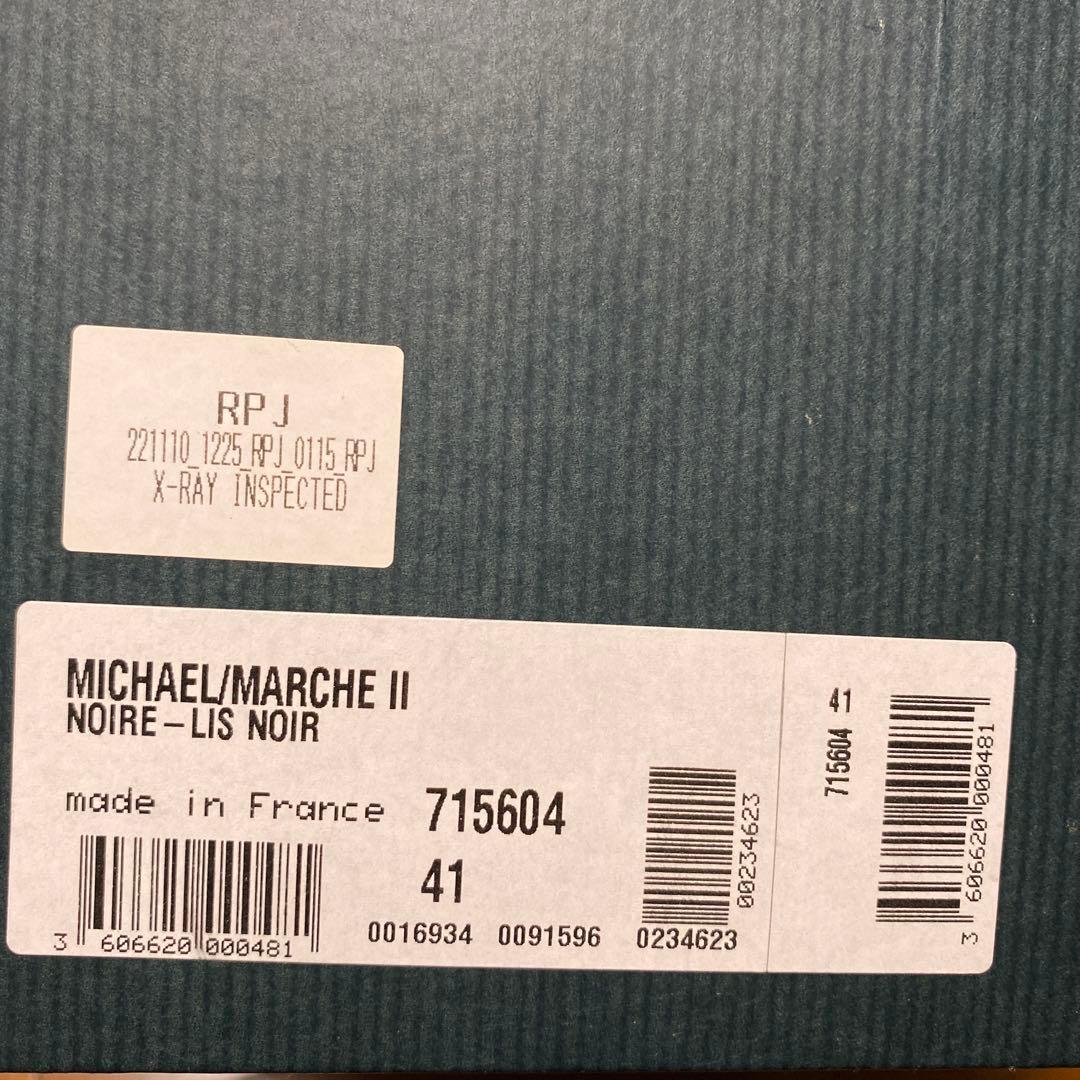 パラブーツ　ミカエル　Noir FR41