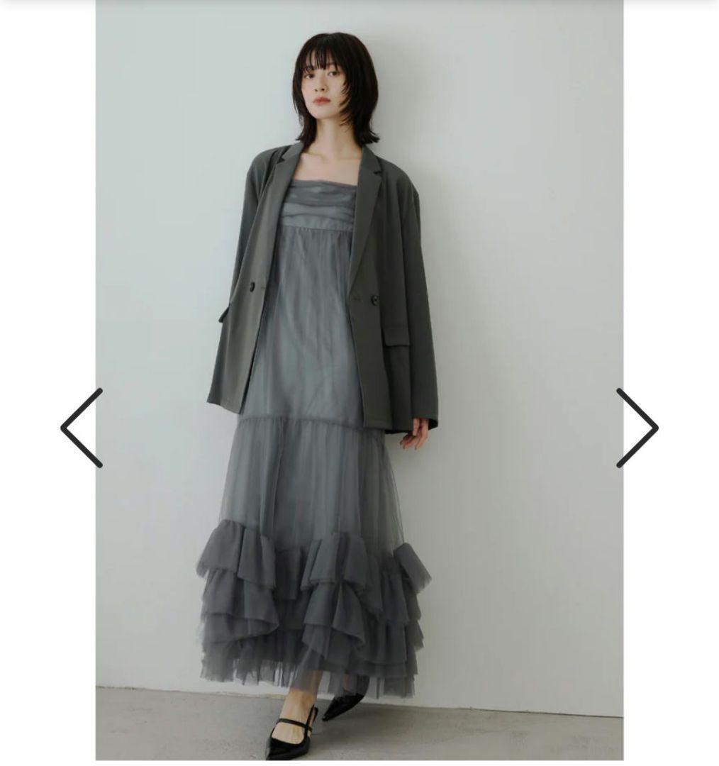 niana ジャケットセットチュールフリルドレス